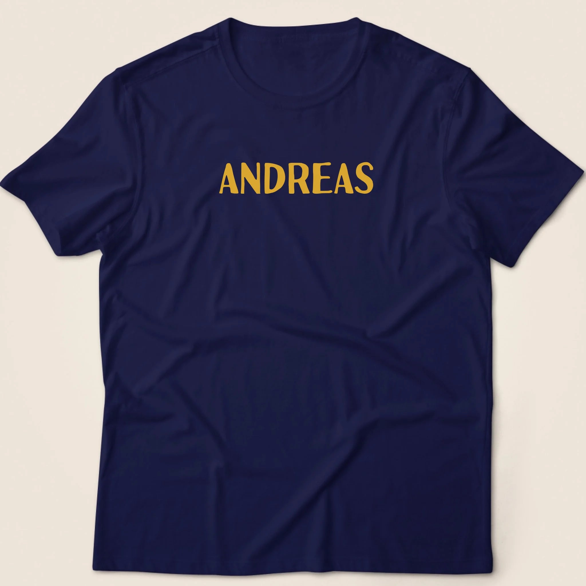 2000x2000 T-Shirt Mockup Unisex_beige_navy