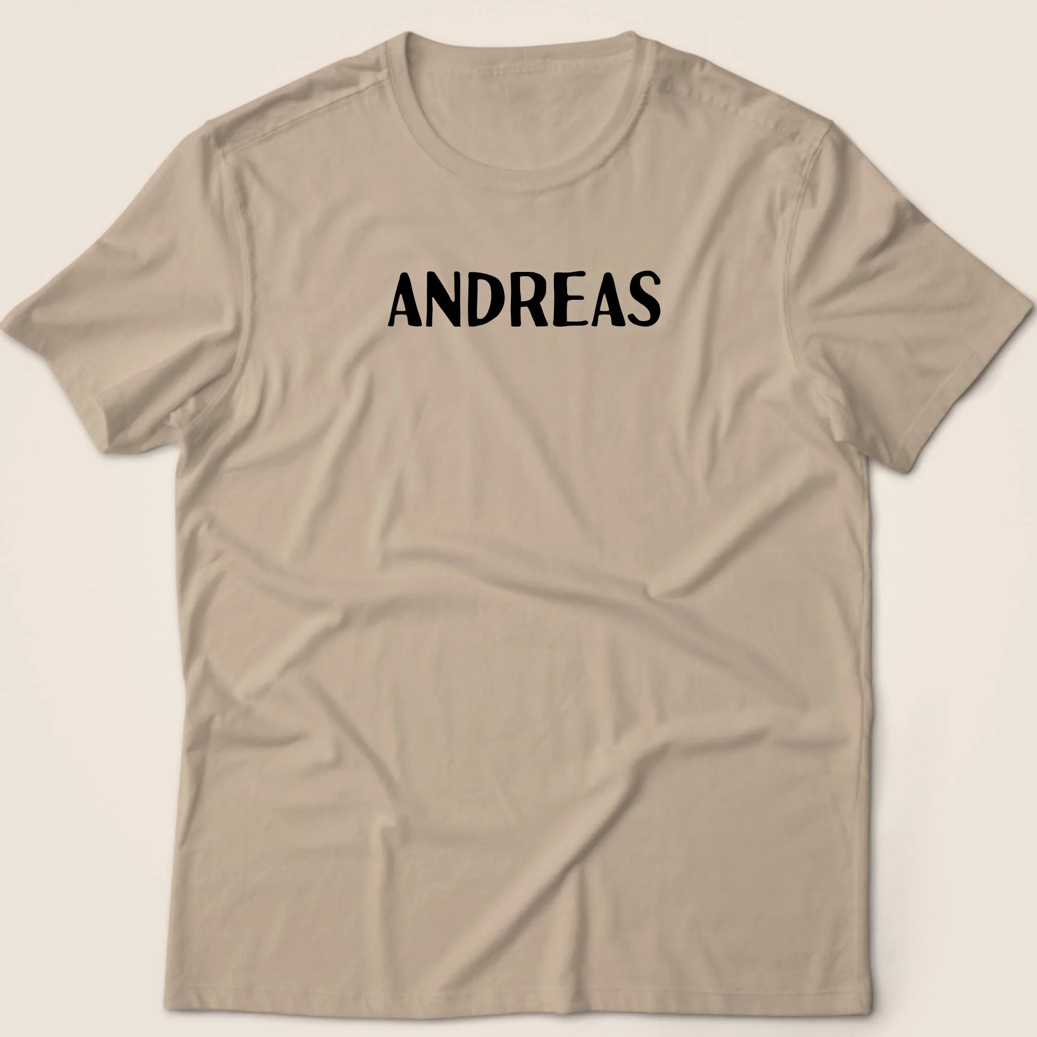 2000x2000 T-Shirt Mockup Unisex_beige_sand