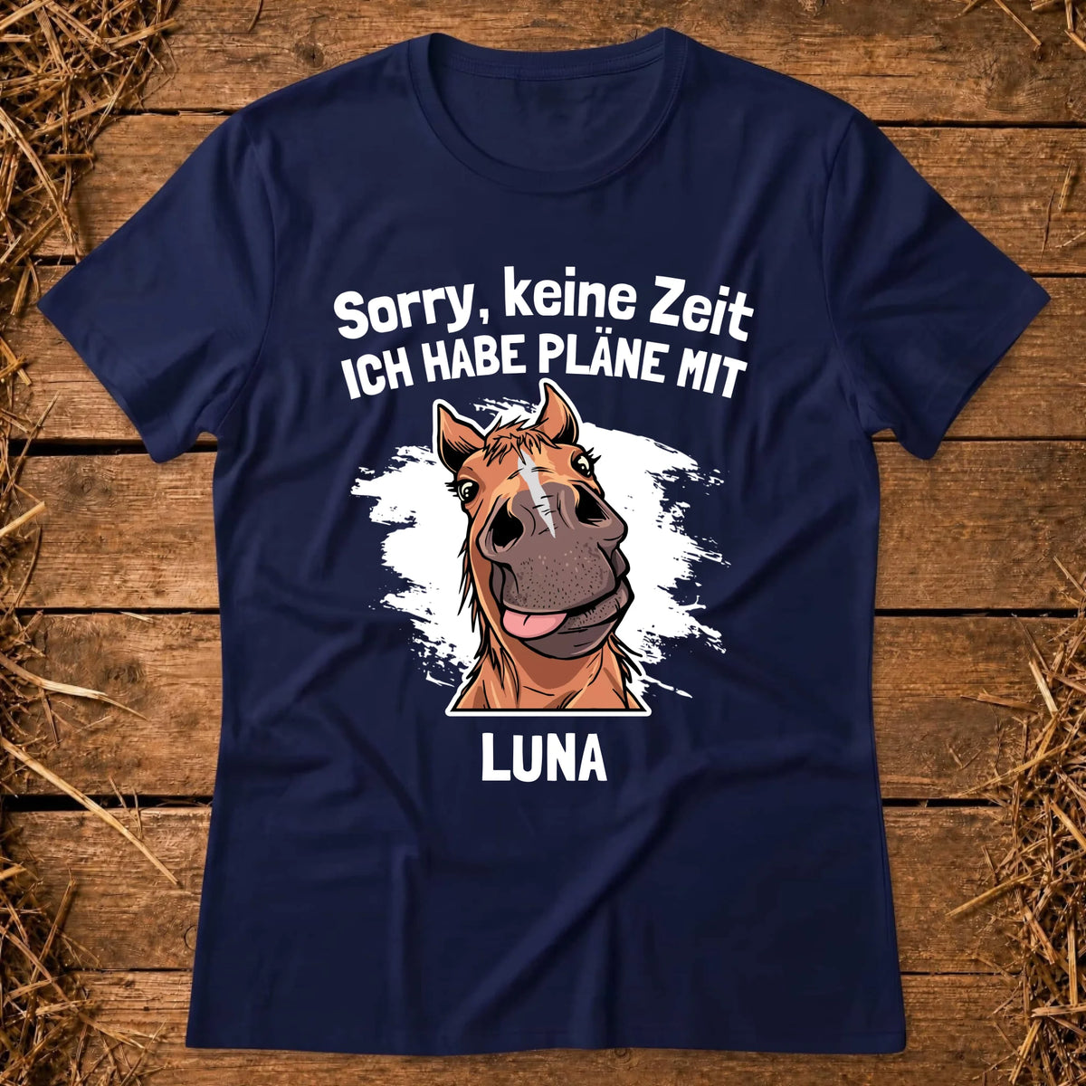 2000x2000 T-Shirt Mockup Female_Schnitt_navy_horse_stable